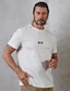 abordables Short Sleeve-Camiseta de algodón gráfico para hombres  clásica y cómoda  estilo de vacaciones y verano