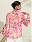 cheap Blouses &amp; Shirts-Floral Print Chiffon Shirt