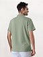 abordables Classic Polos-Men&#039;s Polo Shirt Casual Short Sleeve Lapel Green