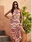 abordables Designer Dresses-Adjustable Cami Ethnic &amp; Interracial Boho Flying Dress