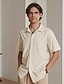 abordables Linen Shirts-Men's Linen Button Down Shirt