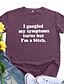 cheap Women&#039;s Blouses-funny saying tees women i googled my symptoms printed casual short sleeve t-shirts tops (a-dark green, l)