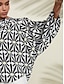 abordables Designer Tops-Elegant Ladies Floral V Neck Dolman Shirt