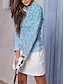 cheap Zip Up Pullover-Women&#039;s Sun Protection Leopard Print Polo Shirt