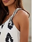 abordables Designer Dresses-Women&#039;s Vacation Dress White S M L