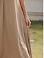 cheap Designer Dresses-Solid Color Irregular Hem Maxi Dress