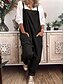 abordables Pantalons femme-Femme Pantalon Normal Polyester Plein Noir Kaki Mode Taille médiale Toute la longueur du quotidien Fin de semaine Eté Printemps &amp; Automne