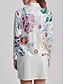 abordables Zip Up Pullover-Mujer Camisas de polo Rosa Manga Larga Protección Solar Camiseta Floral Otoño Invierno Ropa de golf para damas Ropa Trajes Ropa Ropa