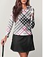 abordables Zip Up Pullover-Women&#039;s Long Sleeve Golf Polo Shirt