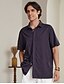 abordables Linen Shirts-Men's Linen Button Down Shirt