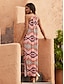 abordables Designer Dresses-Adjustable Cami Ethnic &amp; Interracial Boho Flying Dress