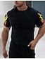 cheap Short Sleeve-Men&#039;s Flame Graphic 100% Cotton Tee