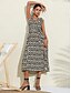 abordables Designer Dresses-Women&#039;s Elegant Floral Print Dress