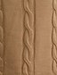 abordables Pullover Sweaters-Hombre Pulóveres Suéter de punto Estriado Punto de cable Tejer Recortado Botón Color sólido cuello henley Contemporáneo moderno Casual Ropa Invierno Azul Caqui M L XL