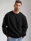 cheap Sweatshirts-Men&#039;s 100% Cotton Crew Neck Sweatshirt