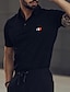 abordables 3D Polos-Camiseta Polo Casual para Hombres con Gráfico