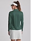 cheap Zip Up Pullover-Sun Protection Breathable Long Sleeve Polo Shirt