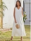 abordables Vestidos casuales-Women's Long Vacation Dress