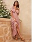 cheap Casual Dresses-Women&#039;s Viola Elastic Waist Fly Sleeve Maxi Dress