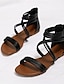 abordables Sandals-Mujer Elegante Sandalias Romanas Planas de Oficina