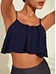 economico Bikini-Costume da Bagno Donna Tankini 2 Pezzi con Pad Rimovibile