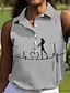 preiswerte Polo Top-Lightweight Sleeveless Golf Polo Shirt