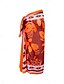 preiswerte Cover-Ups-Folk Print Tie Back Sarong Swimsuit