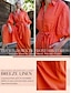 cheap Designer Dresses-Women&#039;s  Lena Linen Button Pocket Shirt Maxi Dress
