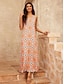 economico Sale-Moroccan Satin Boho Maxi Dress