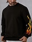 cheap Sweatshirts-Graphic Long Sleeve Crew Neck Sweatshirt