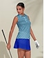 cheap Tops-Sleeveless Golf Polo Shirt Attire