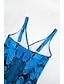 preiswerte Einteiler-Frauen Badeanzug mit Metalltier Design am Strand