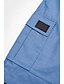 baratos Shorts-Homens Bermuda Cargo Mapa Bolso multi Comprimento do joelho Exterior Esportes 100% Algodão Feriado Para Noite Final de semana Delgado Calção Azul Céu Azul marinho Sem Elasticidade