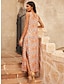cheap Sale-Satin Moroccan Boho Maxi Dress