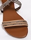 preiswerte Sandals-Damen Elegant Römische Gladiator Sandalen Flach