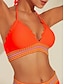 baratos Bikini-Biquíni Triangular Regular para Mulheres com Bordado