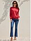 cheap Hoodies &amp; Sweatshirts-Women&#039;s Sweatshirt Pullover Cotton Home Work Pink Vintage Basic Casual Oversized Round Neck Long Sleeve Fall &amp; Winter