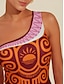 cheap One-Pieces-One Shoulder Removable Pad Swimsuit