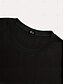billige Super Sale-Dame T skjorte Grafisk Tusenfryd 100 % bomull Svart Hvit Gul Kortermet Trykt mønster Grunnleggende Daglig Ut på byen Rund hals Normal