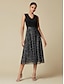 cheap Designer Dresses-Nara V Neck Tulle Dress