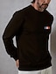 abordables Sweatshirts-Sudadera de hombre en algodón 100% con cuello de equipo