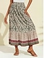 cheap Sale-Linen Cotton Blend Elastic Maxi Dress
