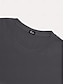 billige T-skjorte-Dame T skjorte Bomull 100 % bomull Hjerte Bokstaver Trykt mønster Avslappet Helg Grunnleggende Kortermet Rund hals Hvit