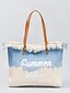 abordables Handbags &amp; Totes-Embroidered Straw Large Tote Bag