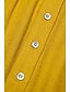 cheap Casual Dresses-Linen Solid Bow Midi Dress