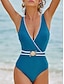 cheap One-Pieces-Triangle Jacquard Swimsuit
