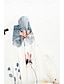 abordables Robes Maxi-Femme Robe casual Robe Trapèze Floral Imprimer Col V Robe longue maxi Décontractées du quotidien Rendez-vous Sans Manches Eté Printemps