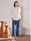 abordables Pants-Women&#039;s Linen Cotton Trousers