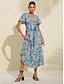 preiswerte Sale-Brand Design Material Midi Dress