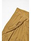 billige Shorts-Herre Shorts med lommer Shorts under knæet Capri bukser Trekking-shorts Vanlig Multi lomme Calf-længde Daglig Basale Stor og høj Vin militærgrøn